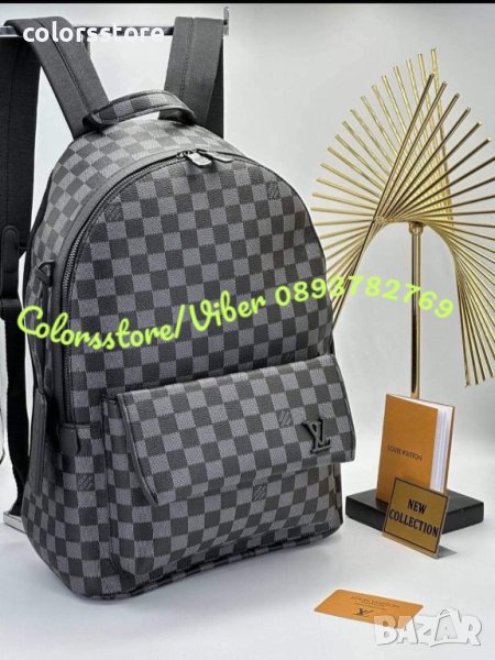 Сива раница Louis Vuitton кодVL44H, снимка 1
