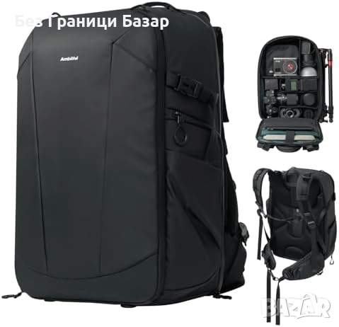 Нова Професионална водоустойчива раница за фотоапарат камера аксесоари, снимка 1