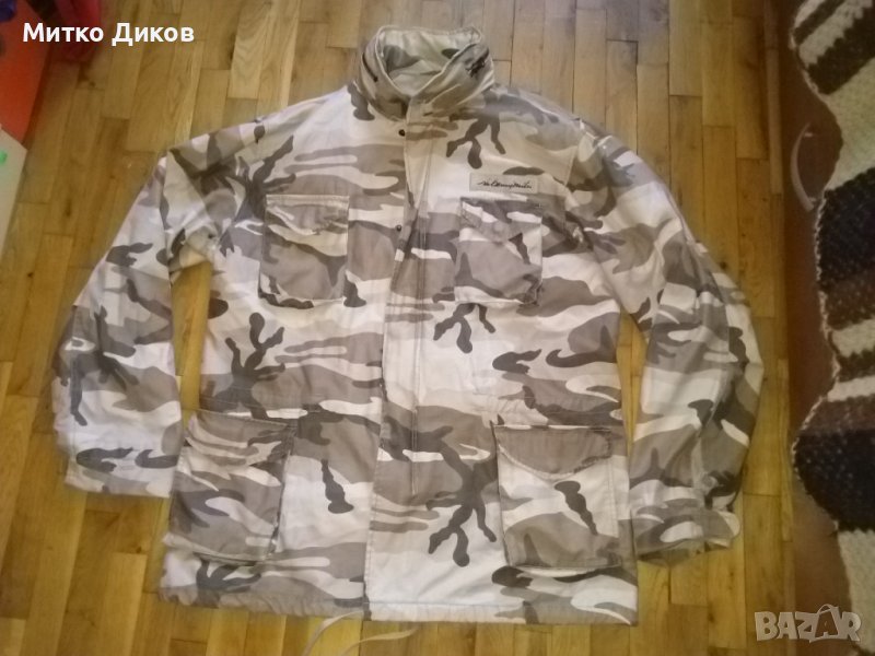 Маскировъчно яке американско марково на Sir benni miles new york с качулка размер Л, снимка 1