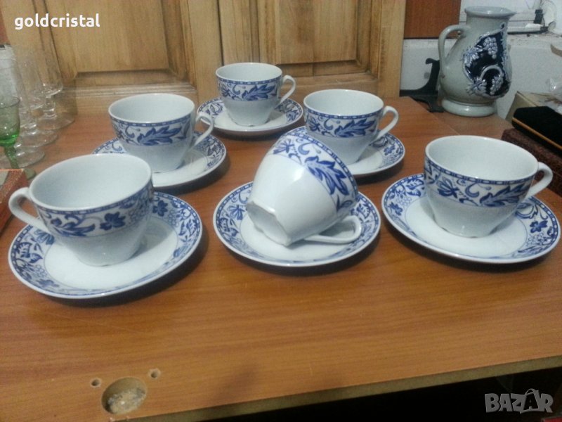 Стар български порцелан чаши за чай , снимка 1