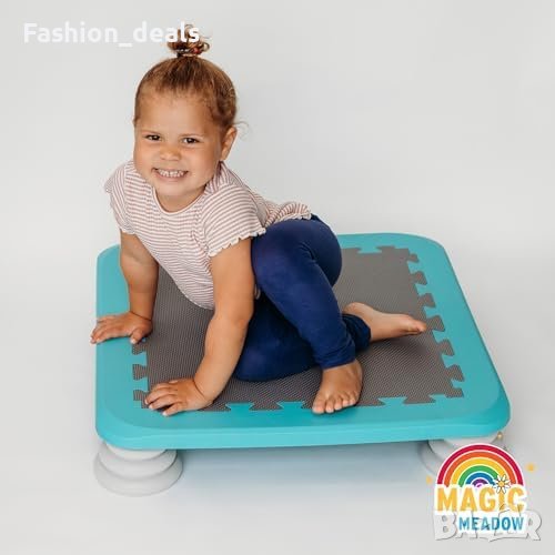 Нов Детски Терапевтичен Трамплин Дъска MagicMeadow за Сензорни Игри, снимка 1