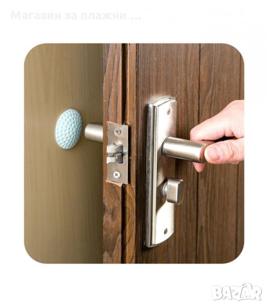 СИЛИКОНОВ СТОПЕР ПРОТЕКТОР ЗА СТЕНА - код 2127, снимка 1