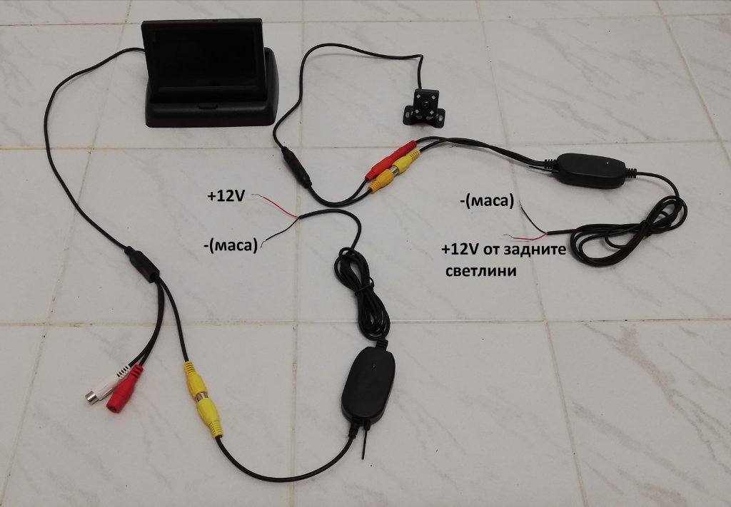Безжичен модул за камера за задно виждане в Аксесоари и консумативи в гр.  Казанлък - ID25536933 — Bazar.bg