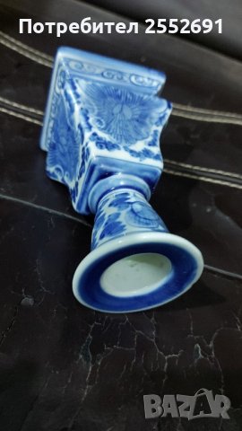 Порцеланов свещник , снимка 2 - Декорация за дома - 44356246