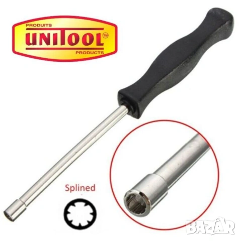 UNITOOL Специална ОТВЕРТКА за Карбуратор Многозъб Глух Ключ Отвертки за мотори резачки и др. БАРТЕР, снимка 5 - Отвертки - 53086527