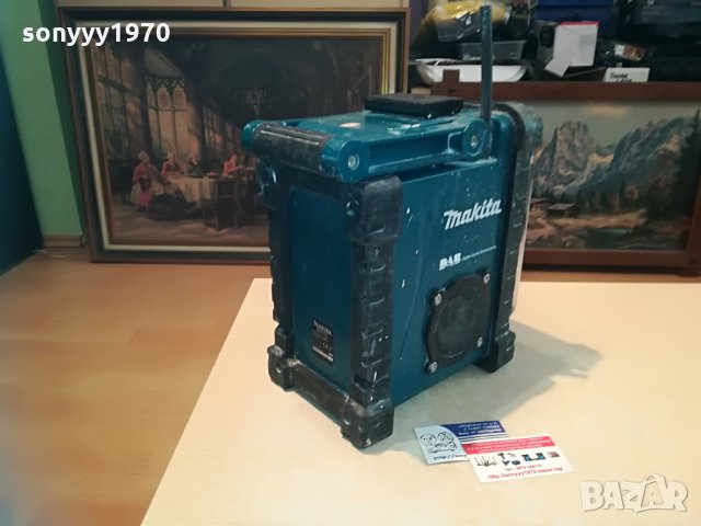 makita-строително радио-внос англия, снимка 6 - Радиокасетофони, транзистори - 29413419