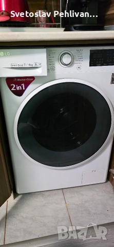 Пералня със сушилня LG 2в1 – 7/4 кг slim