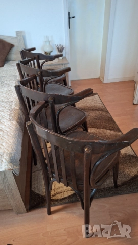 Продавам виенски столове с подлакътници 4бр., снимка 2 - Столове - 52865541