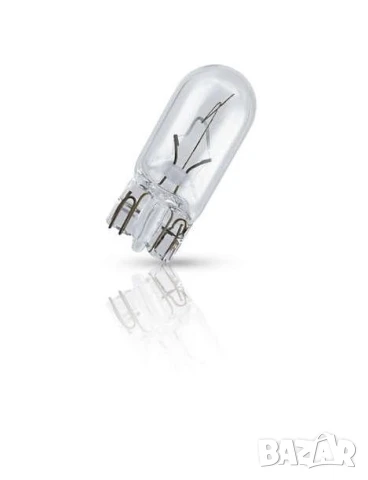 Автомобилна Крушка PHILIPS W3W 12V,3W,W2.1x9.5D T10 № 12256CP