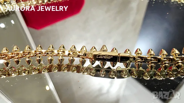CARTIER Clash de Cartier Gold Flexible Small Model Дамско Колие, снимка 9 - Колиета, медальони, синджири - 56125469
