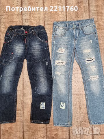 Дънки за 10-12-14год , снимка 6 - Детски панталони и дънки - 34271048