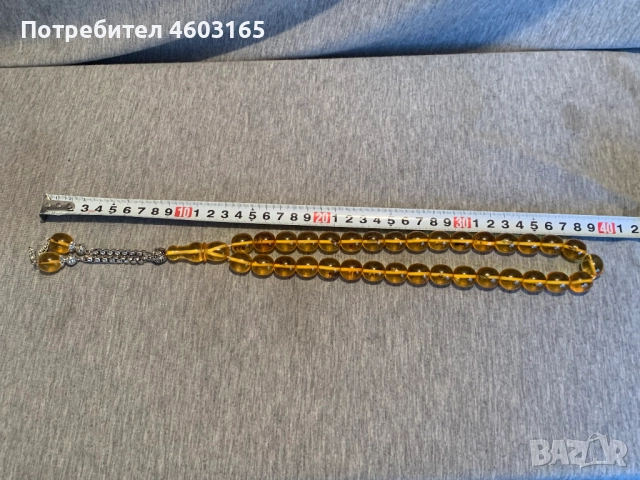 Ислямска молитвена броеница  мъниста Мисбаха – 33 мъниста, снимка 11 - Антикварни и старинни предмети - 52514135