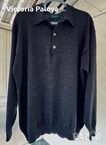 Луксозен мерино  пуловер ROBERT LEY CLASSIC - 100% чиста нова вълна ( merino), снимка 4 - Пуловери - 52959998