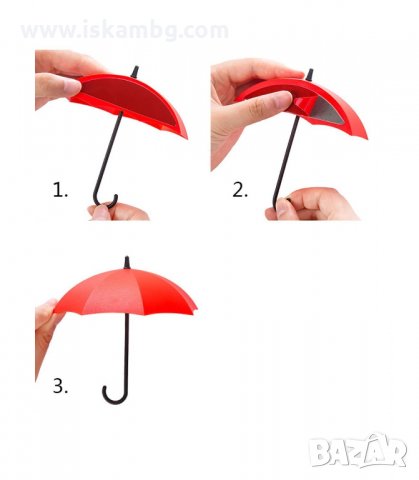 ЗАКАЧАЛКИ ЛЕПЯЩИ ЧАДЪРЧЕТА - код 1956, снимка 4 - Декорация за дома - 33968225