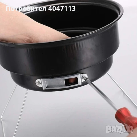 Градинско барбекю на дървени въглища REVERIE RG-12, снимка 3 - Барбекюта - 51370441