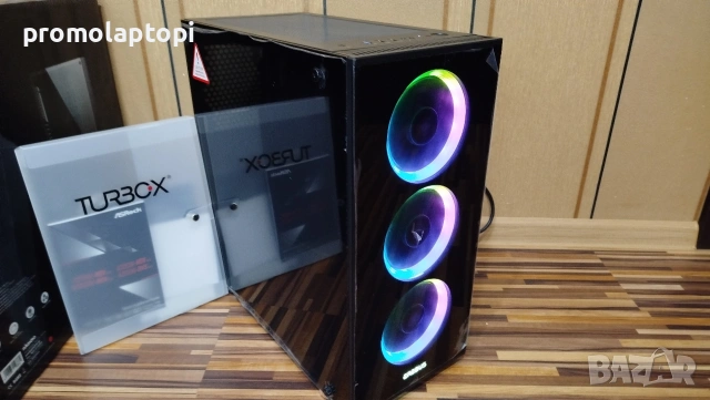 Продавам чисто нов геймърски компютър Turbo-X Erebus E3511, снимка 1 - Геймърски - 53957232