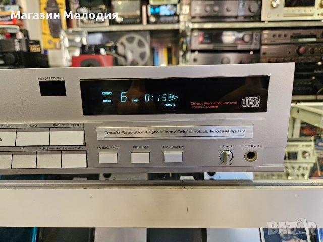 CD Player Yamaha CDX-500 Много рядък модел.  В отлично техническо и визуално състояние., снимка 6 - Декове - 52814007