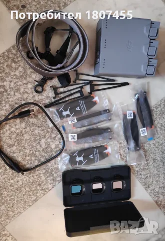 DJI Mini5 Pro чантичката, филтрите и хъба с три батерии, снимка 3 - Дронове и аксесоари - 56237988