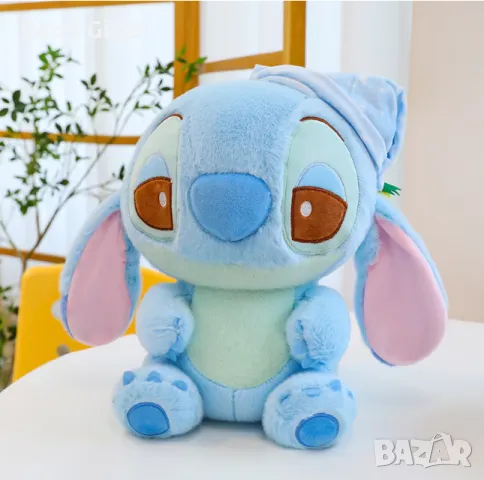 Голям плюшен Стич 50см Голяма плюшена играчка Лило Стич, Sleepy Stitch, снимка 4 - Плюшени играчки - 47708237
