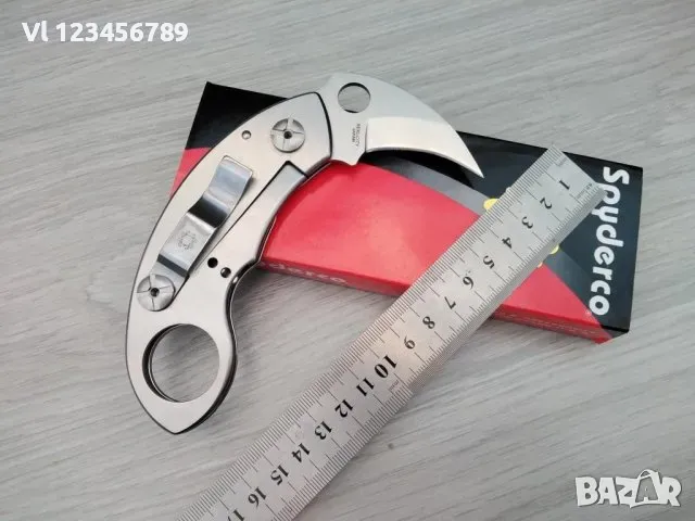 SPYDER CO карамбит Сгъваем джобен нож -Спайдърко, снимка 2 - Ножове - 48679685