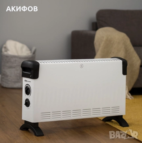 Конвекторен отоплител Rosberg – 2000W, 3 степени, защита от прегряване, снимка 4 - Отоплителни печки - 51886725