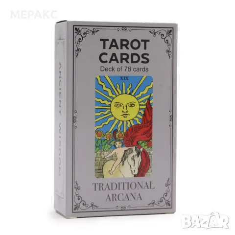 Карти Таро с ръководство – Традиционни аркани, снимка 2 - Езотерика - 56230699