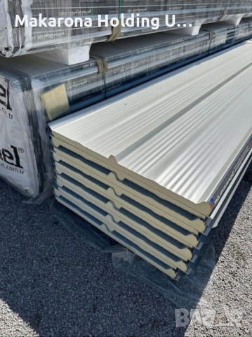 Сандвич панели за стена и покрив 4см дебелина, снимка 5 - Строителни материали - 51506305