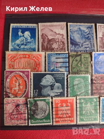 Пощенски марки серия DEUTSCHES REICH много стари уникати за колекционери - 21716, снимка 2 - Филателия - 36682380