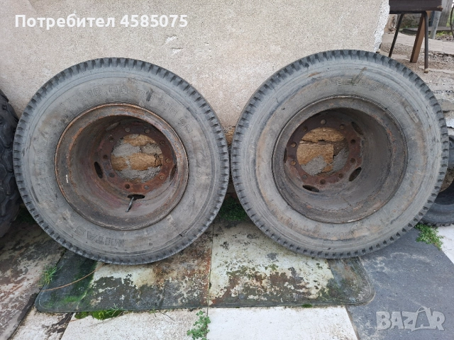 Гуми с джанти за селскостопанска техника ремаркета 10,00/20