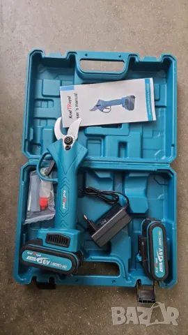 Градинска акумулаторна безчеткова ножица на батерии 36V 8 Ah, снимка 2 - Градинска техника - 36739442