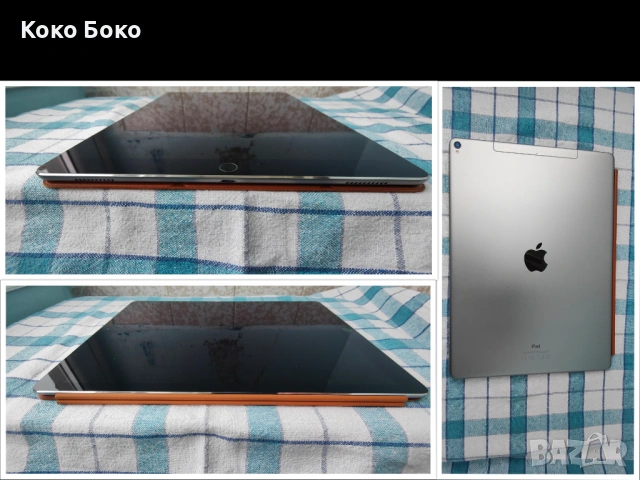 Продавам изключително запазен Apple iPad Pro 12.9" (2-ро поколение) | 64GB | Wi-Fi + Cellular | Сив, снимка 2 - Таблети - 54164711