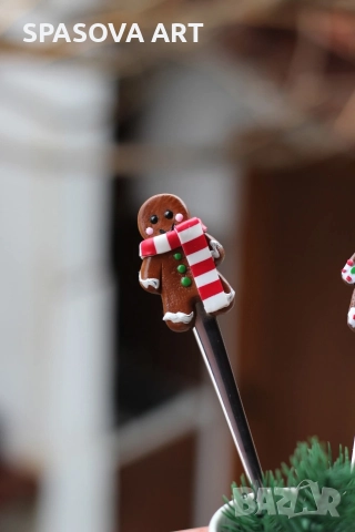 Лъжички "Джинджифилови човечета", снимка 2 - Прибори за хранене, готвене и сервиране - 52583456