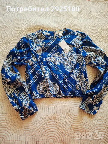Дамска блуза,  топ H&M  XS , снимка 3 - Корсети, бюстиета, топове - 56506290