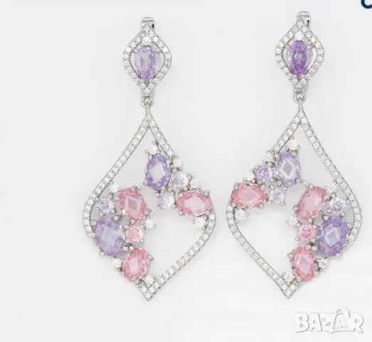 сребро-обици