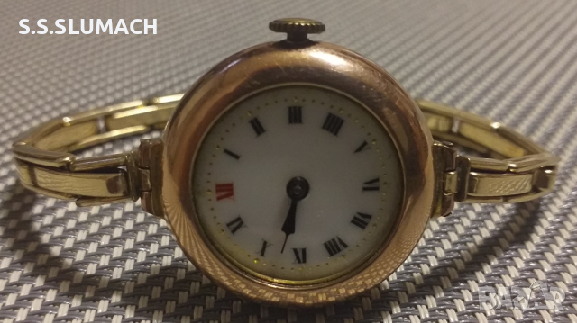 Златен дамски часовник, снимка 3 - Дамски - 44524310