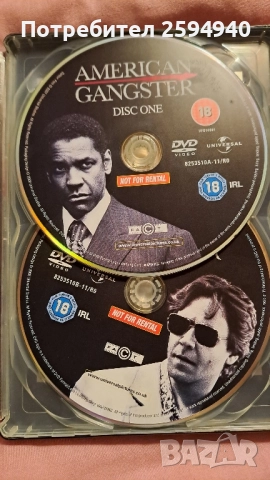 American Gangster Steelbook DVD, снимка 2 - DVD филми - 51500637