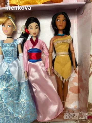 Кукла Тиана, Рапунцел, Покахонтас, Мулан, Есмералда, Пепеляшка, Аврора, Жасмин, Снежанка, Ариел, Бел, снимка 8 - Кукли - 38927058