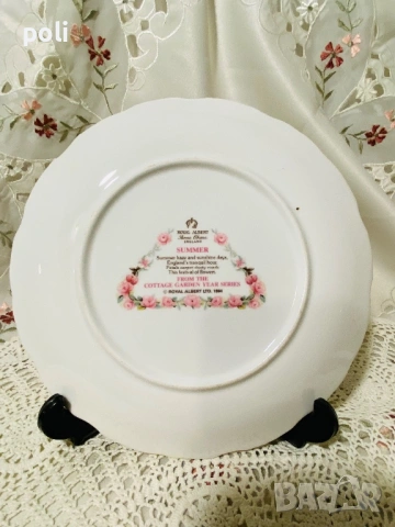 порцеланова чиния за стена , снимка 3 - Декорация за дома - 53106788