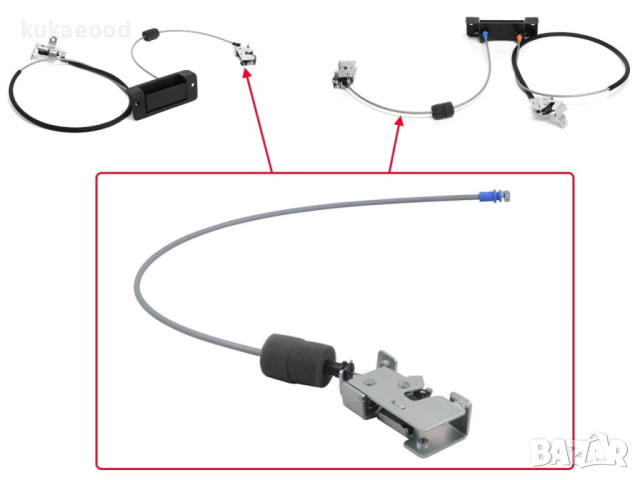 Брава за задна врата (багажник) Ford Transit MK6 & MK7, снимка 4 - Части - 44595195