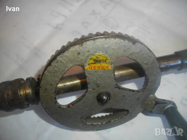 DEARK POLAND СТАРО КАЧЕСТВО ПОЛСКА СОЦ РЪЧНА ДРЕЛКА БОРМАШИНА МАТКАП ОТЛИЧНО СЪСТОЯНИЕ РЕТРО ВИНТИДЖ, снимка 3 - Бормашини - 48300672