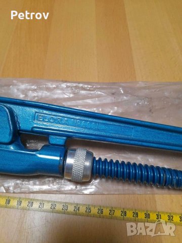 ELORA No.68SN Germany - 2" PROFI ВЪРХОВНОКАЧЕСТВЕН Тръбен Ключ !! ЧИСТО НОВ !!ORIGINAL ELORA GERMANY, снимка 3 - Гедорета - 36758654