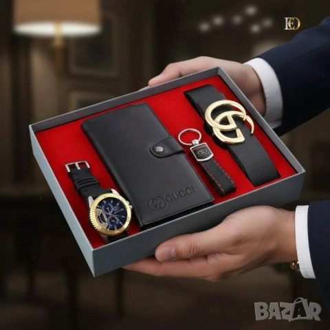 подаръчни комплекти tommy hilfiger louis vuitton gucci , снимка 7 - Подаръци за мъже - 51708644