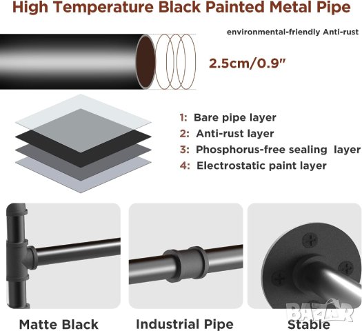 Закачалка за стена JJ-ZZ183, снимка 8 - Закачалки - 42832741