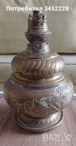 лампа газена Kosmos месинг за колекционери , снимка 5 - Антикварни и старинни предмети - 52774343