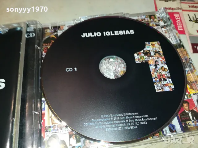 JULIO IGLESIAS X2 CD 0104251139, снимка 7 - CD дискове - 49721811
