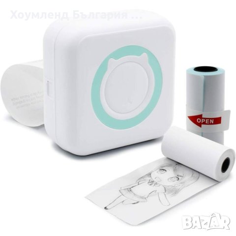 Мини принтер за моментални снимки през телефон, снимка 4 - Принтери, копири, скенери - 40657090