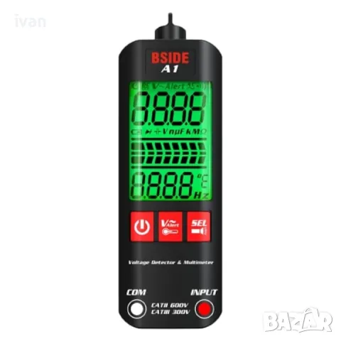 мини мултицет LCD цифров тестер-волтаж детектор