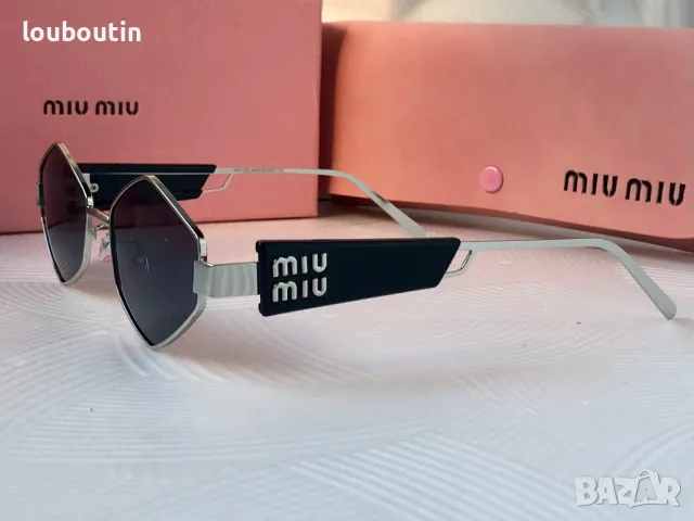 Miu 2024 дамски слънчеви очила ромб 3 цвята, снимка 14 - Слънчеви и диоптрични очила - 48017337