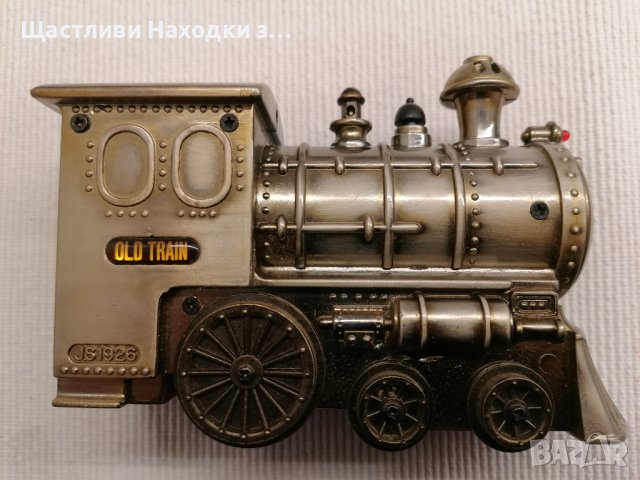 Уникален Vintage JS 1926 Old Train метален парен локомотив и вагон - модел влак, снимка 5 - Колекции - 44390110