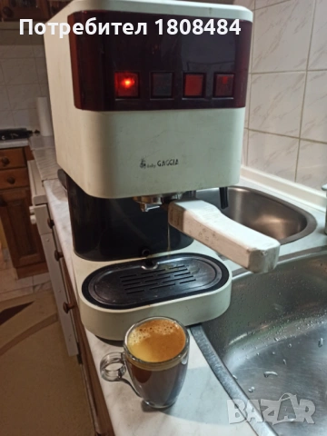Кафе машина Гаджия Бейби работи перфектно и прави уникално кафе за ценители , месингова ръкохватка , снимка 5 - Кафемашини - 54177208